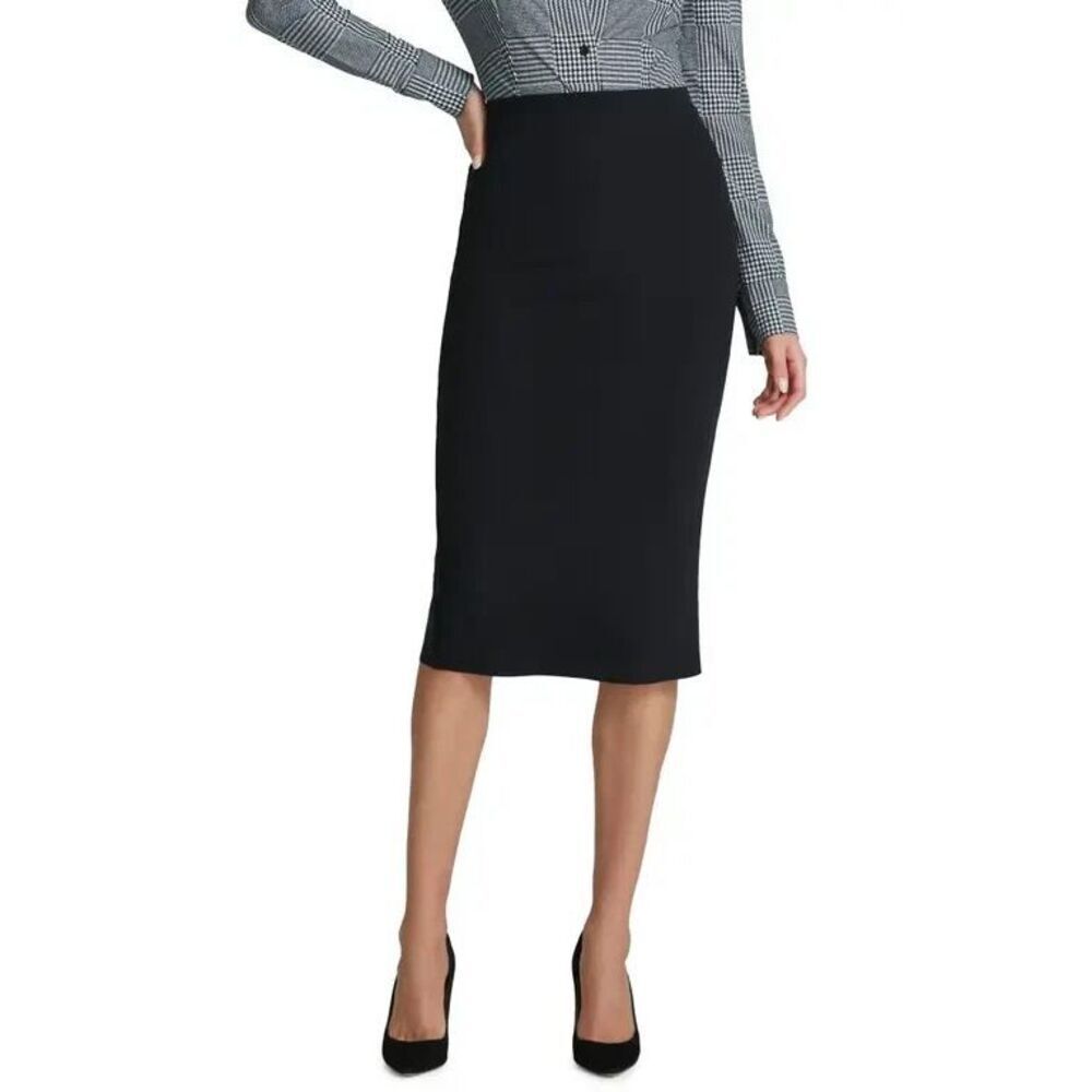 NEW! $168 COMMANDO NEOPRENE CEO MIDI SKIRT BLACK SZ Medium